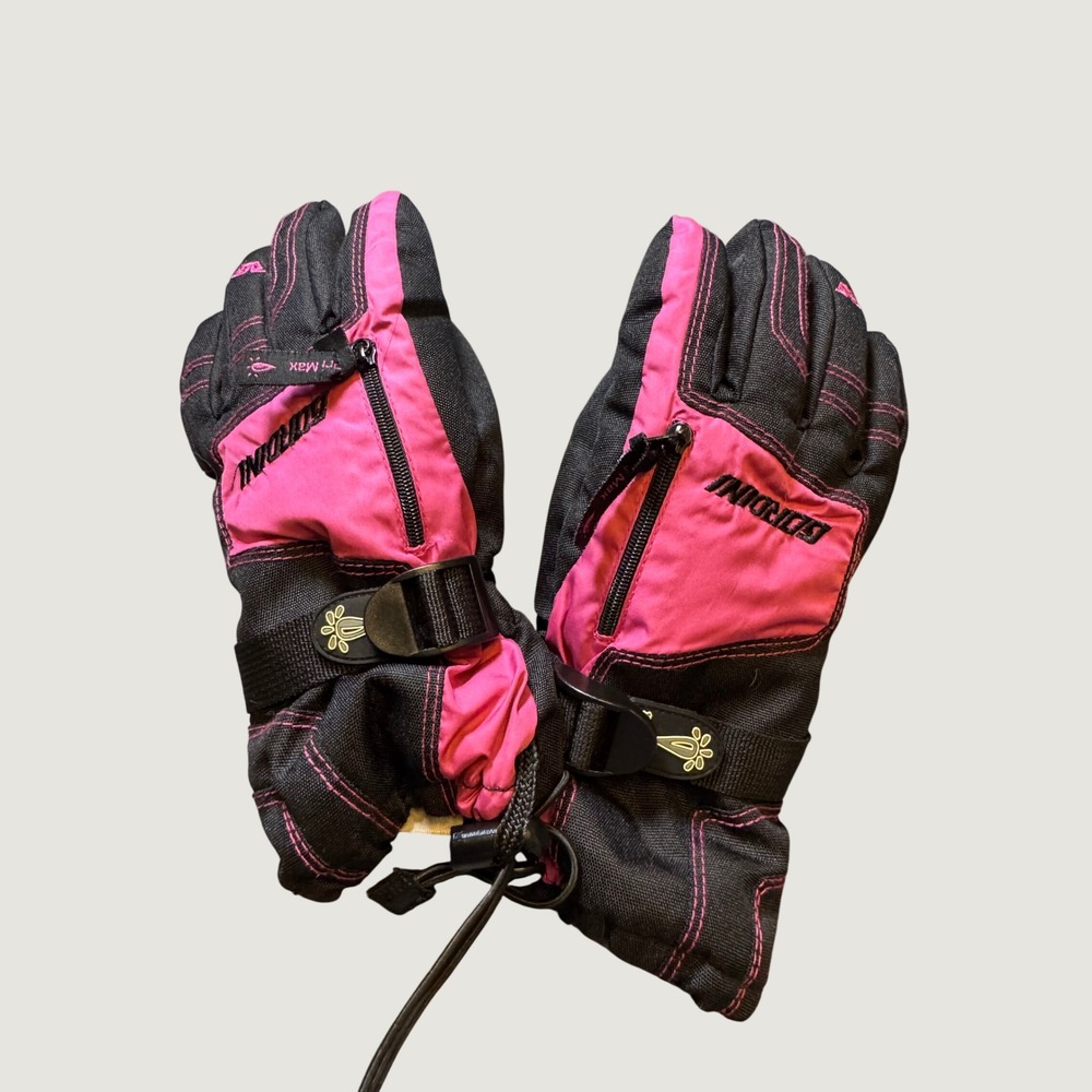 Gordini Kids Ultra Dri-Max Gauntlet IV Snow Gloves Pink Black Small Ski Winter - Picture 4 of 6